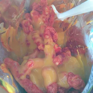Hot Cheetos and cheese