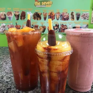 Rusa, chamoyada and strawberry shake!