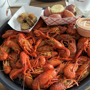 Crawfish boiled perfectly