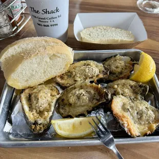 charbroiled oysters are great