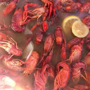 Delicious crawfish