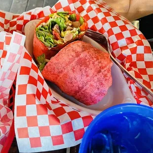 1247. Fresh-Seared Fish Wrap