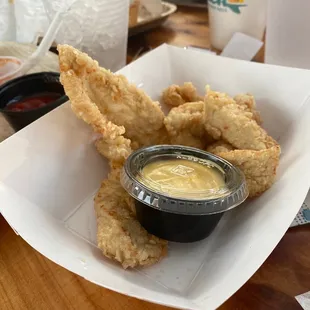 &quot;Chicken tenders&quot; that looked nauseating.