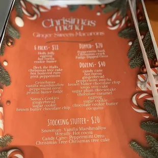 GINGERSWEETS - macaron list