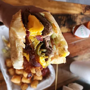 burgers, food