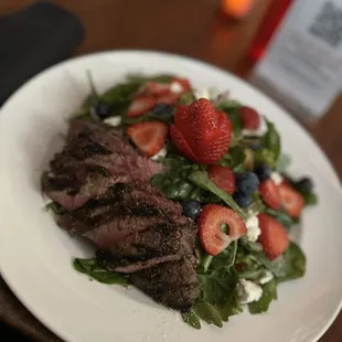 Hanger Steak Salad (very good) 10/10