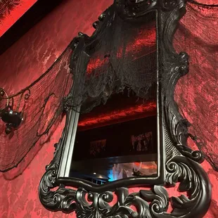 They added some extra fun Halloween decor.