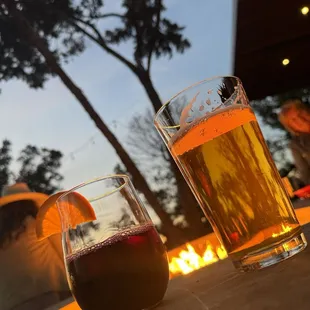 Cozy by one of the many fireplaces