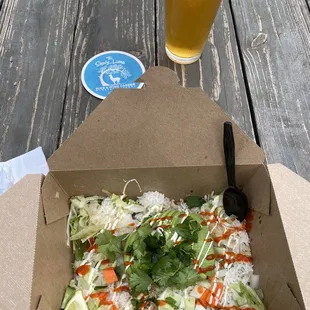 so delicious how they focus on healthy goodness. It was the special. opted for full vegi.