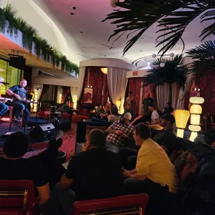 Perfect lounge vibe for a chill night out