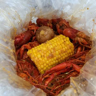 1 lb of the crawfish boil