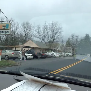 sushi and sashimi, outside