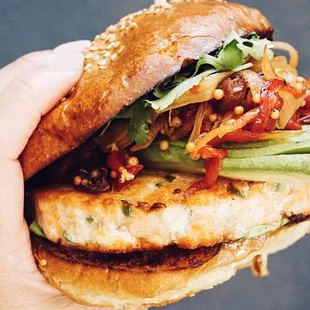 Salmon Burger