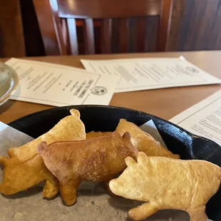 Donut pastry in the shape of