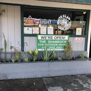 New plants in the front thanks to one of our regulars.  Looking good!