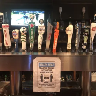Good variety of Beer on Tap!