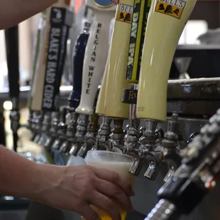 Lots of local and well know selections on tap.