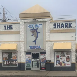 the front of the restaurant