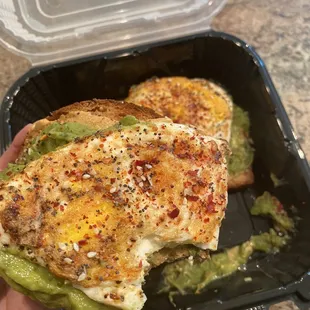 Delicious avocado toast!