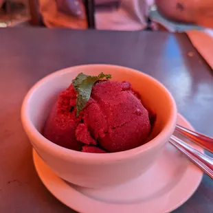 Delicious sorbet