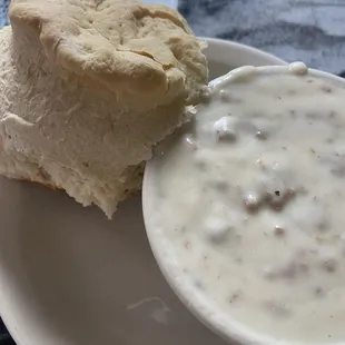 Small Biscuit and Gravy