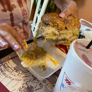 This is the burger I got