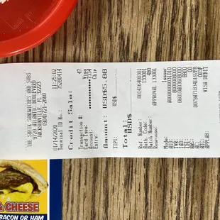 Total Bill $5.88