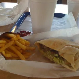 The most tallow infused and delicious steak pita; EVER!