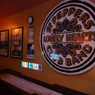 Decor in the smoking room inside The Shelter.