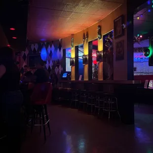 people sitting at the bar