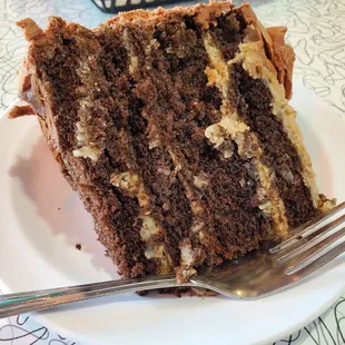 German chocolate cake.