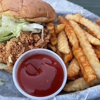 "Ship-Fil-A" Chicken Sandwich