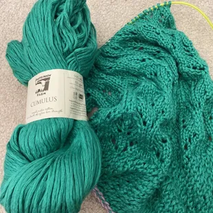 Just one of the sets of yarn I've bought from Shivering Sheep