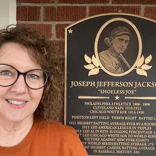 The plaque at the front door