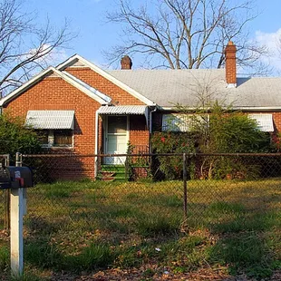 Joe and Katie Jackson's former home, in its original location at 119 E. Wilburn Avenue in Greenville, SC.