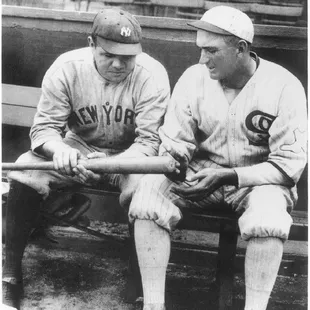 Babe Ruth said he copied his swing from Joe Jackson, and that Joe was the greatest hitter he ever saw.