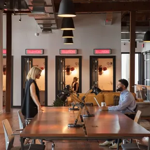 Connect with a vibrant professional community in a sophisticated, flexible environment at The Shop.