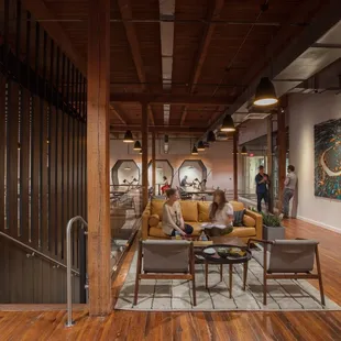 The Shop is equipped with a full suite of amenities, benefits, and programming.