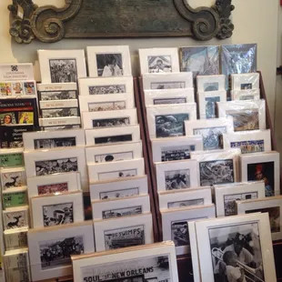 Matted local photographs