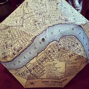 Map umbrella.