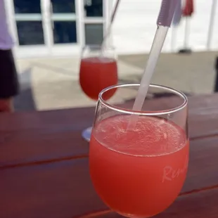 Wine slushies we're great for this summer heat!