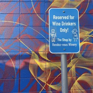 Cute sign out on the front patio.