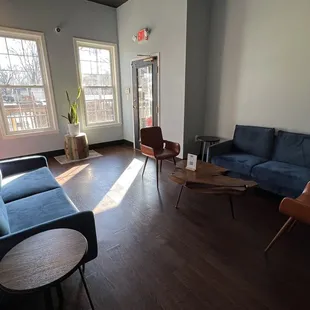 Nice lounging / sitting space in back