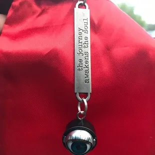 &quot;The journey awakens the soul&quot; Vintage doll eye that opens and closes