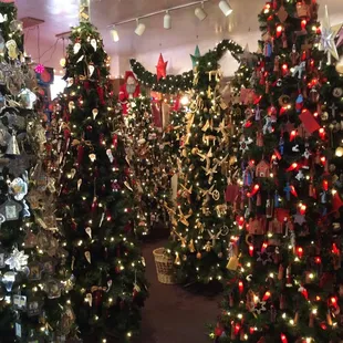 Nearly 30 local artists hand craft ornaments for you to remind yourself of your trip to Santa Fe.