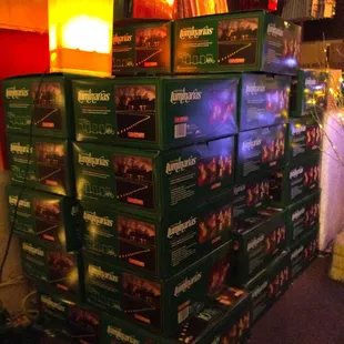 The classic Luminarias/Farolito's that you see all around Santa Fe, can be found at The Shop.