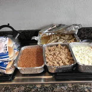 a variety of baked foods