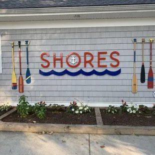 the front of the building