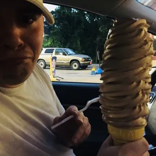 This a "Small" Chocolate Soft-Serve folks