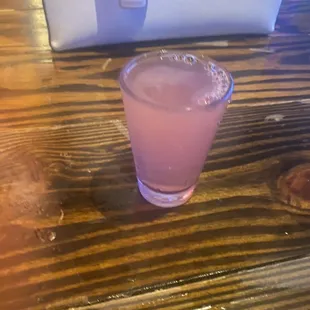 Pink starburst shot! Really good